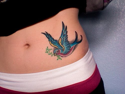 Bird Hip Tattoos