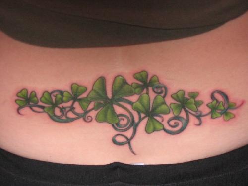 many more tattoo designs gallery: Shamrock And Clover Tattoos