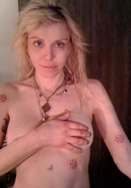 Lettering Tattoo Courtney Love
