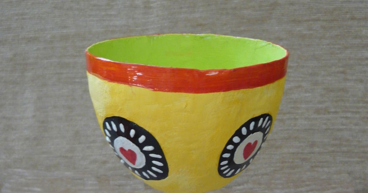 Ildi's papier mache surprise cups
