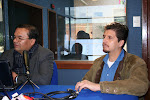 Participando en programa d eradio del proyecto "La Casa de la Familia"