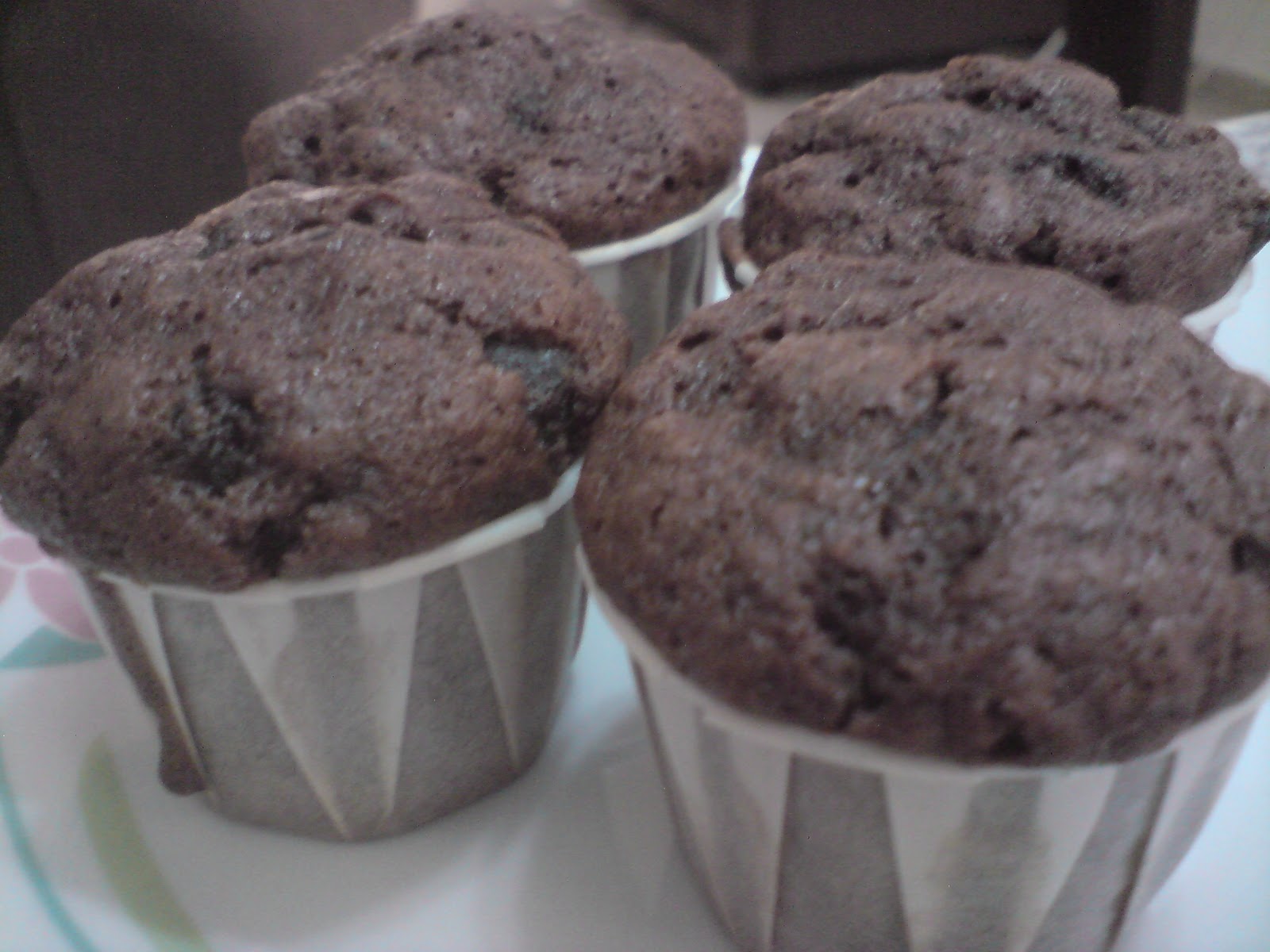 It's My LiFe resepi muffin coklat (chocolate muffin) yang sedap dan senang