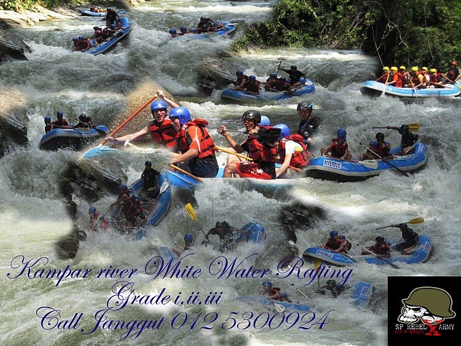 LETS RAFTING KAMPAR RIVER PERAK.GRADE I,II,III.RM 155 PER PERSON