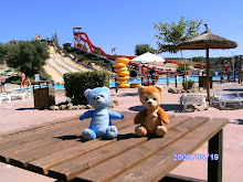 Brown and Blue in Aqualand-Magalluff-Mallorca.
