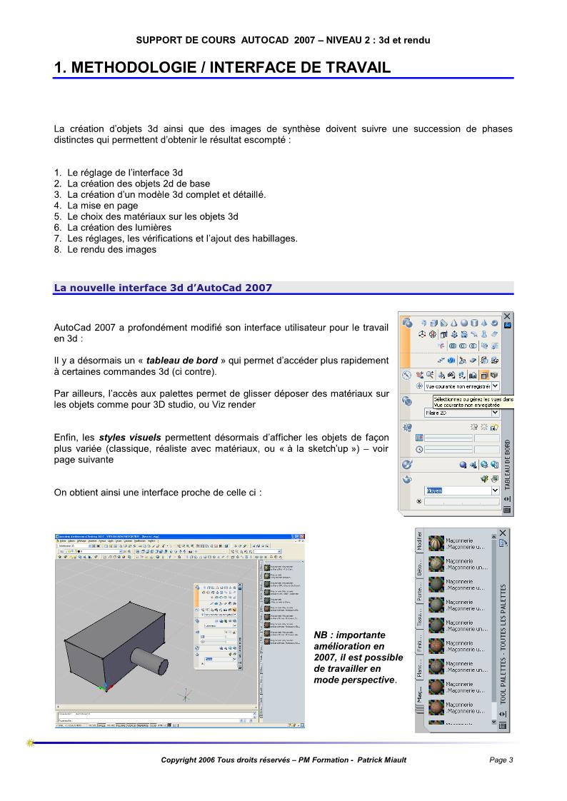 formation autocad 2007 formation autocad 2007