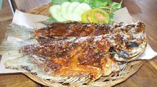 Grilled carp