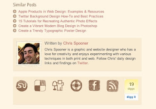 Excellent Examples Of Blog Post Footer Designs