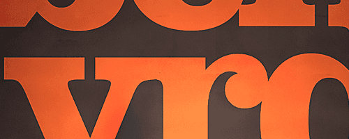 promo typography