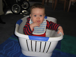 Just hanging out in the washing basket