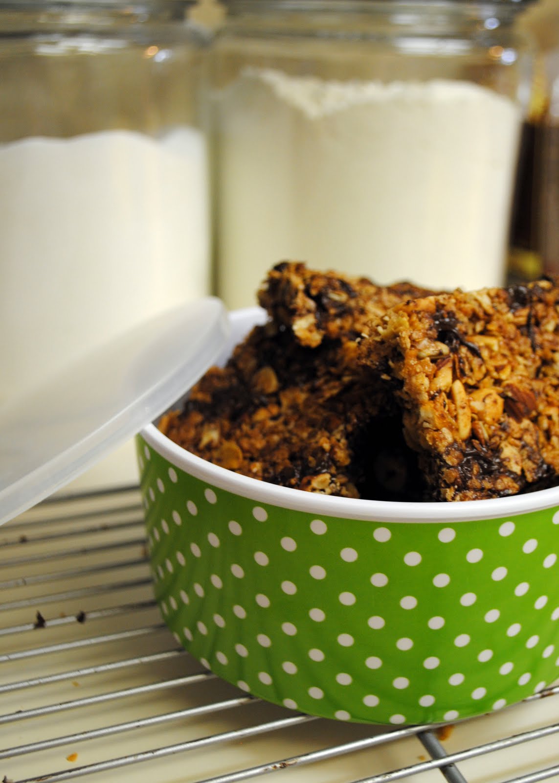 Homemade Whole Grain & Nut Energy Bars