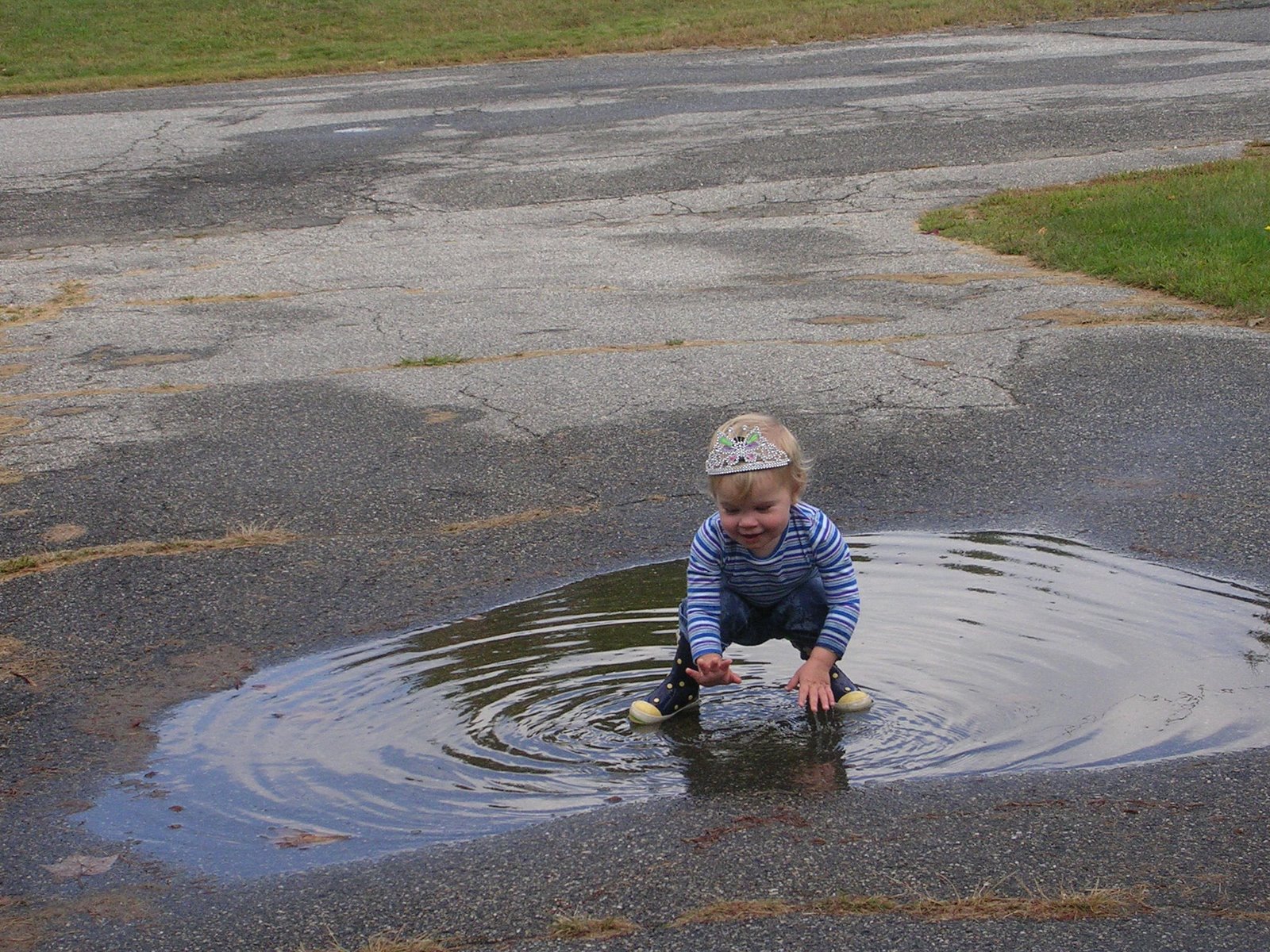 Standing In Puddle