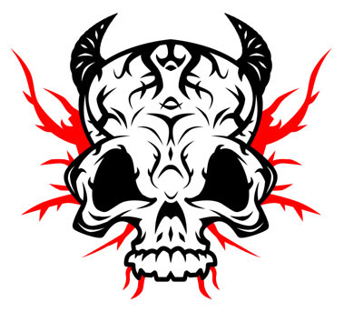 Tribal skull Designs