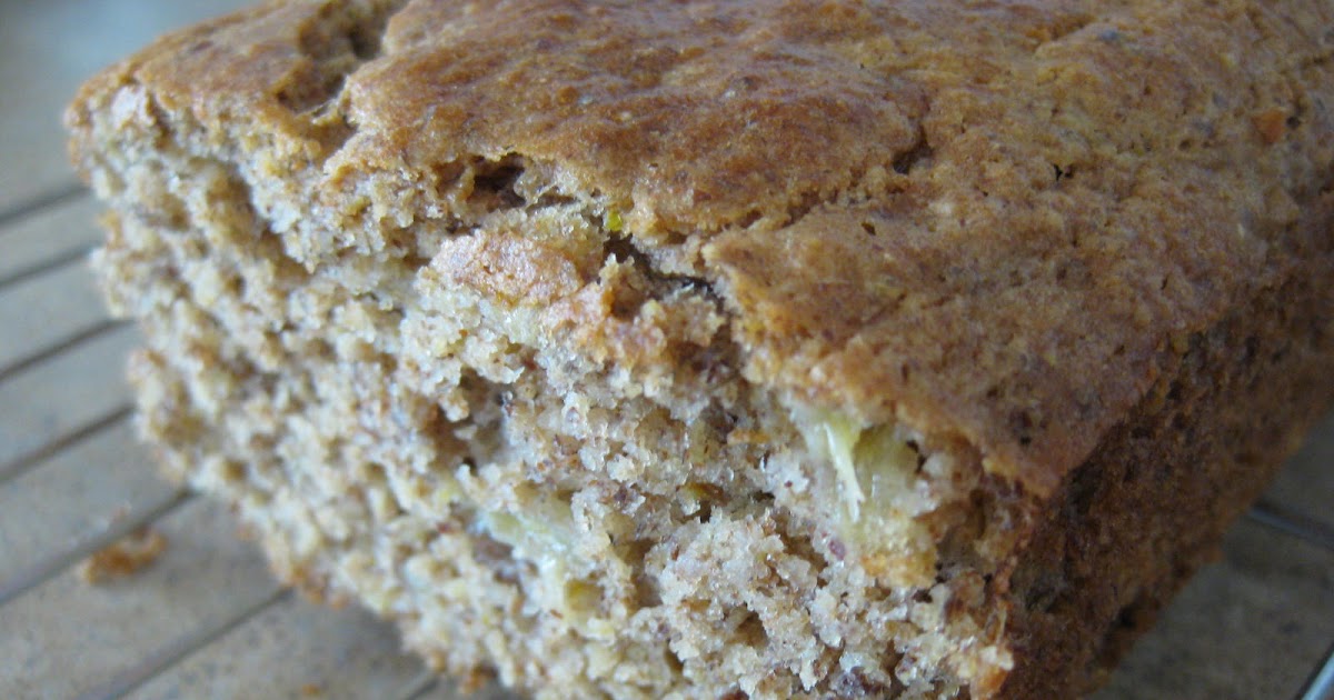 Fighting the good "food" fight Flaxseed banana bread