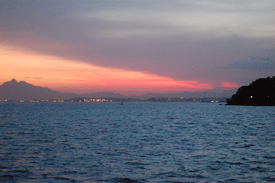 vista da barca, saindo de Paquetá, 24 de novembro de 2007