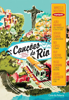 convite para o lançamento do livro CANÇÕES DO RIO