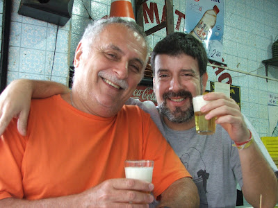 Isaac Goldenberg e Eduardo Goldenberg, Bar do Matosinho, rua do Matoso, Tijuca, Rio de Janeiro, RJ, 30 de agosto de 2008