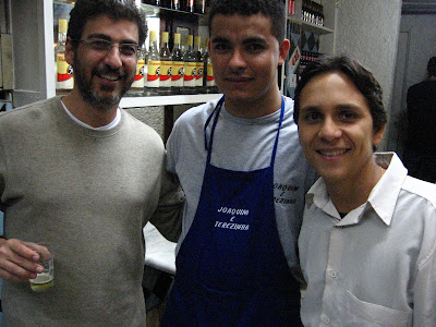 Marcelo Alves Vidal (a Lenda), Julio César (o Imperador) e Felipe Quintans (o Felipinho Cereal), no RIO-BRASÍLIA, noite de sexta-feira, 19 de setembro de 2008