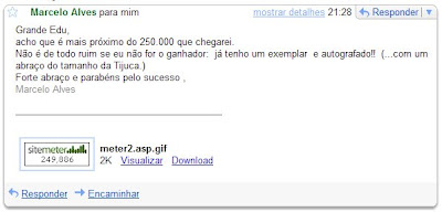 email do leitor Marcelo Alves recebido em 17 de outubro de 2008