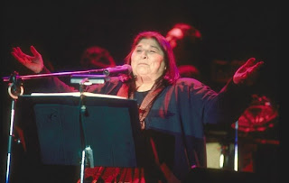 Mercedes Sosa, foto publicada no GLOBO ON LINE