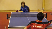 Isa à l'entrainement avec Geneviève