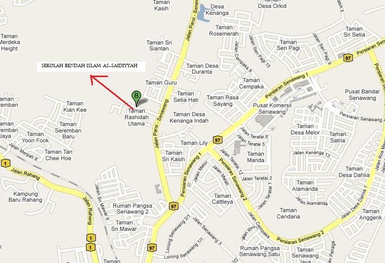 Pusat Pengajian Islam di Negeri Sembilan PETA SEKOLAH RENDAH ISLAM AS