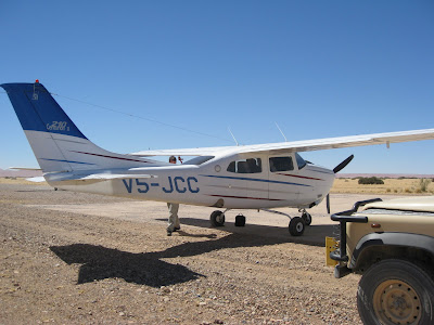 Bush plane in Namibia
