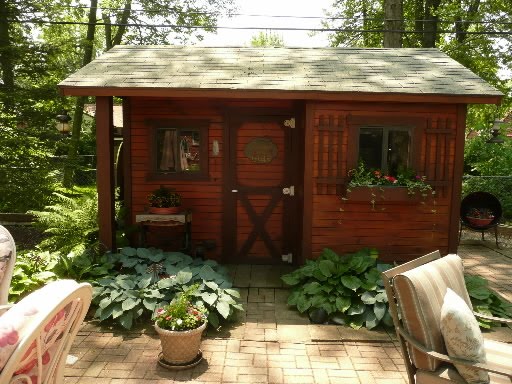 Garden Shed Interior : The Best Way To Landscape Around A Garden Shed