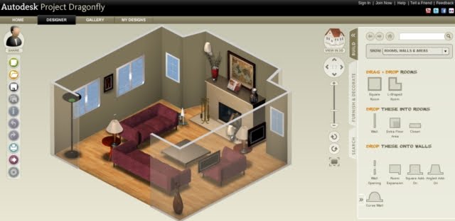 la tua casa online in 3d con Autodesk Project Dragonfly gratis