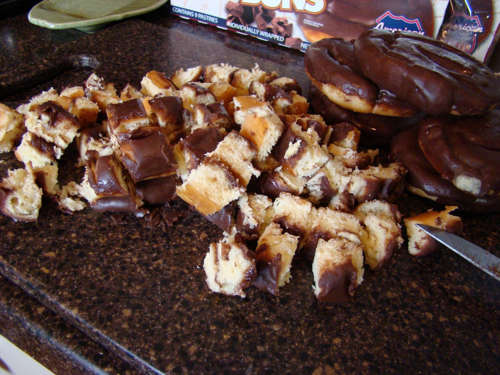 Our Treasured Home Chocolate Bread Pudding on a Cloud