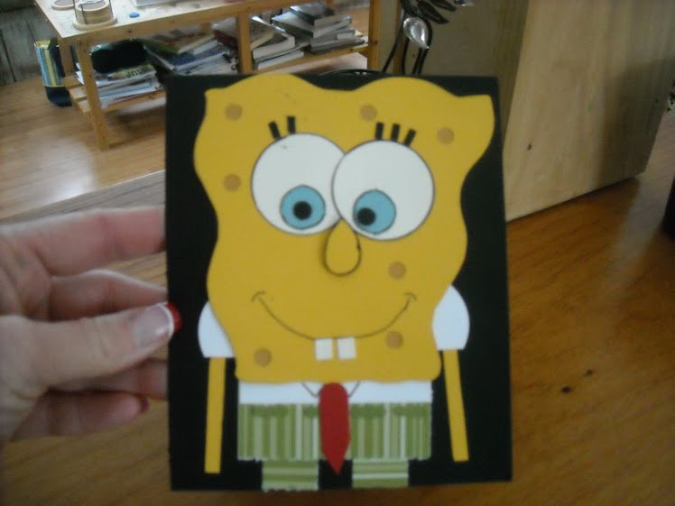 Sponge Bob Birthday Card