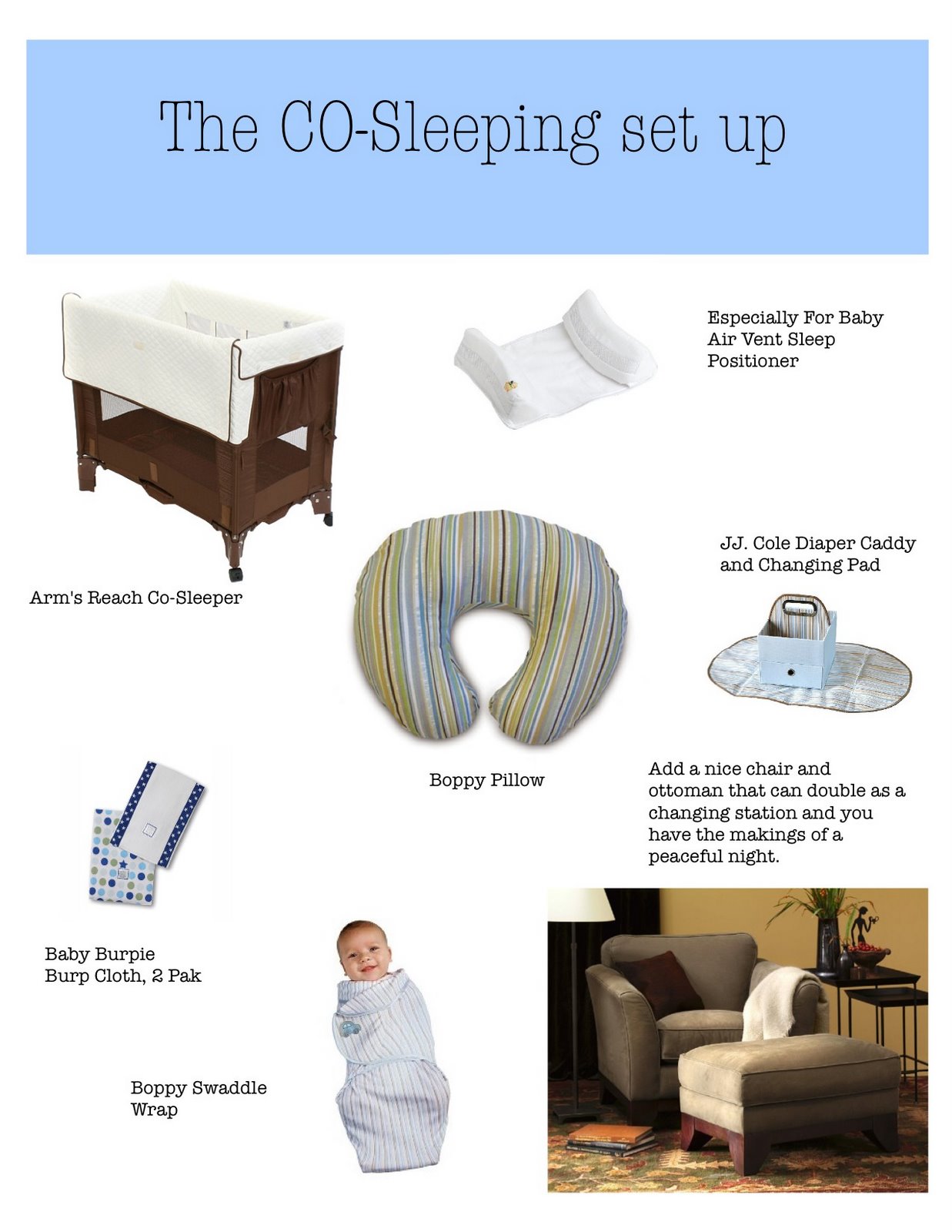 Well, Owl Bee My Cosleeping set up