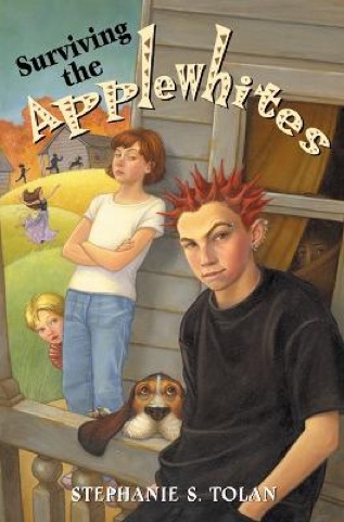 surviving the applewhites Jake semple, a smartass troublemaker, is sent to live with his grandfather after being kicked out of several schools once there, it is no problem getting put out of traybridge middle school, but the applewhite's creative academy is another story. surviving the applewhites Jake semple, a smartass troublemaker, is sent to live with his grandfather after being kicked out of several schools once there, it is no problem getting put out of traybridge middle school, but the applewhite's creative academy is another story.