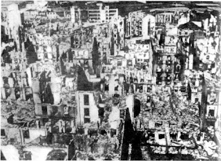 Guernica+bombing+bomb+damage+condor+legion+spanish+civil+war+nazi