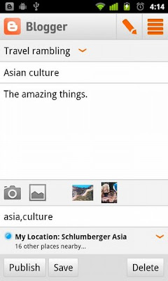 blog for android, blog di android
