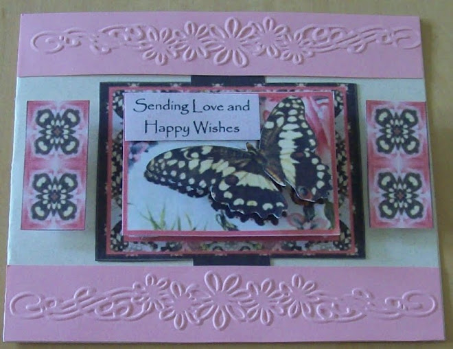 3 D card - Sending Love & Happy Wishes