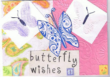 Butterfly wishes card