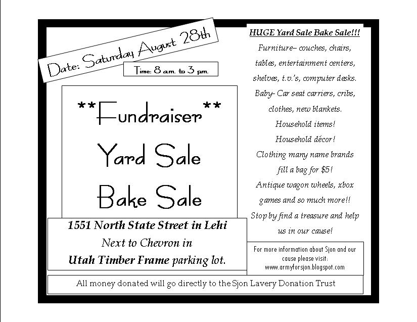 rummage sale flyers
