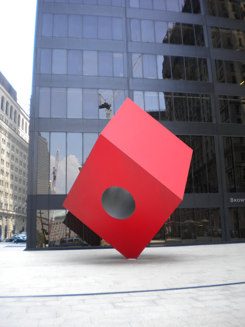 Isamu Noguchi's Red Cube