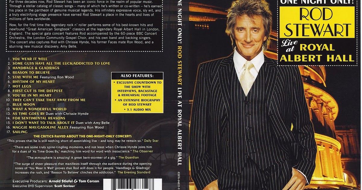 Capas Shows Internacional Rod Stewart One Night Only