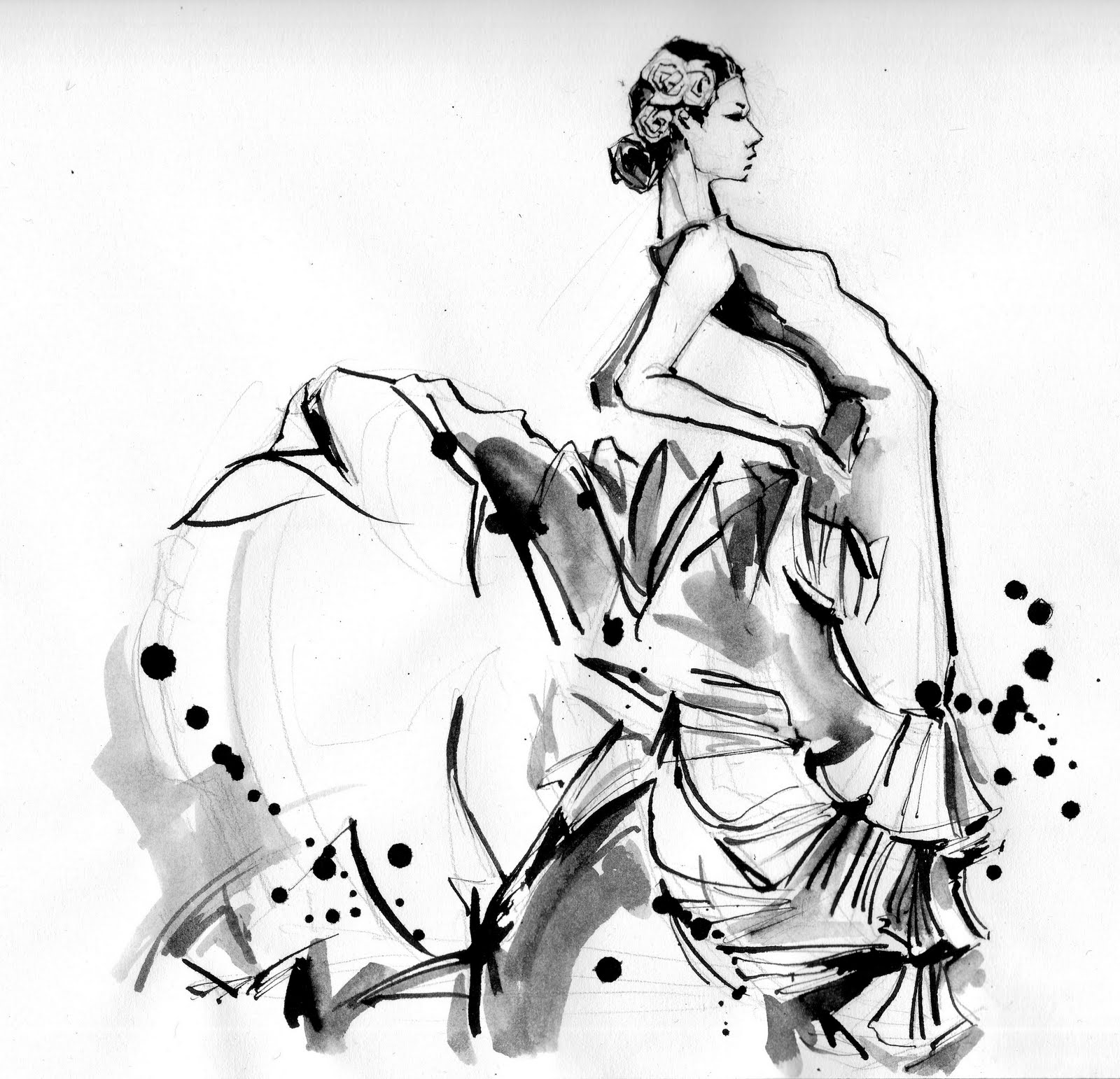 Spanish+flamenco+dancer+cartoon