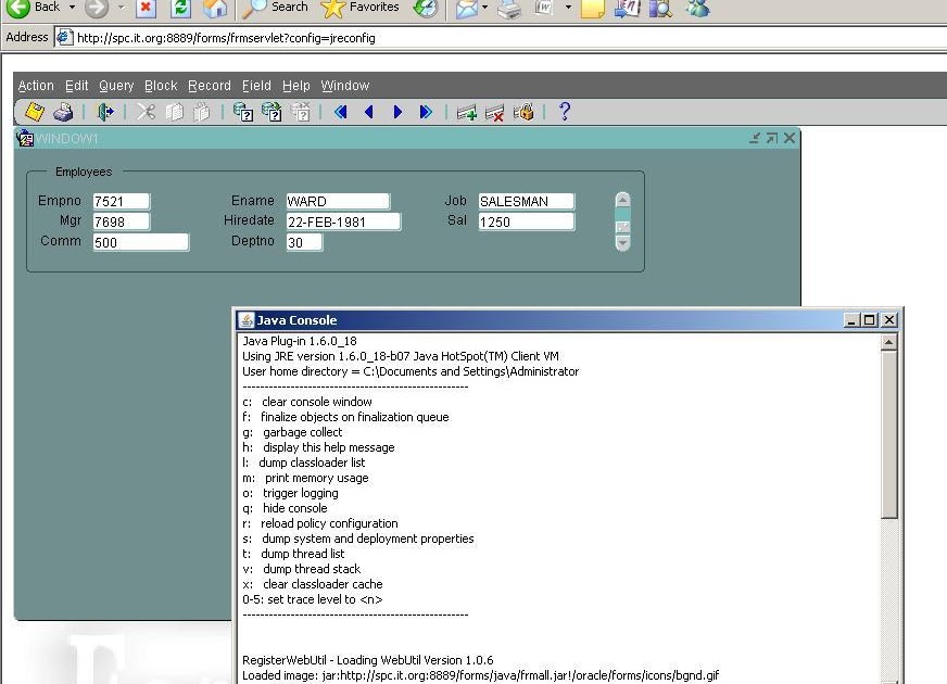 Java plug in version 1.4 2