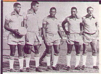 Dorval, Mengálvio, Coutinho, Pelé e Pepe