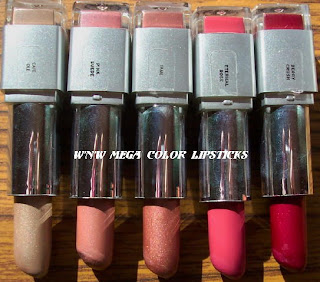 wnw wet'n'wild mega color lipsticks