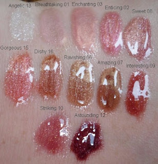 Stila IT Gloss Swatches