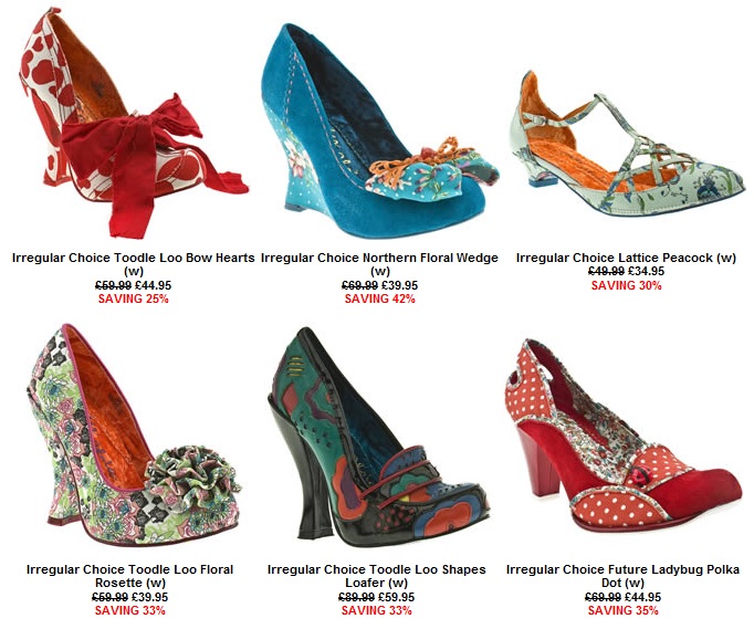 irregular choice size 6