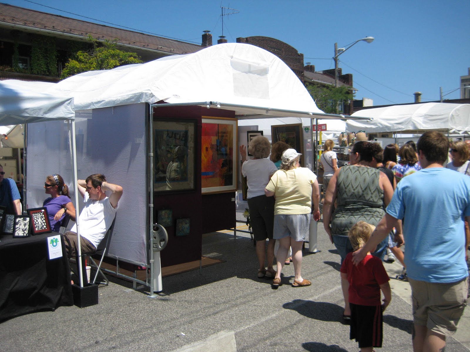 Joe Martino Abstract Art 33rd Annual Lakewood Art Festival