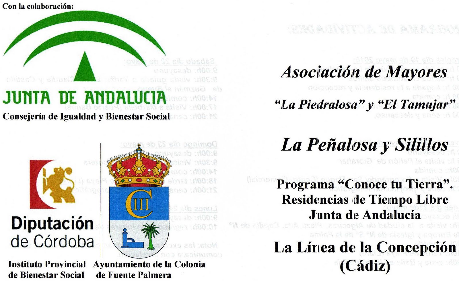 C C TIEMPO LIBRE ANDALUCIA c c tiempo libre andalucia: