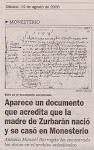 Sobre el hallazgo de la partida matrimonial de los padres del pintor Francisco de Zurbarán