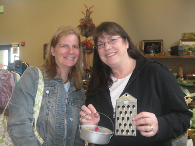 Melanie Beilner and Holly Thrift Store Shopping Melanie Beilner and Holly Thrift Store Shopping