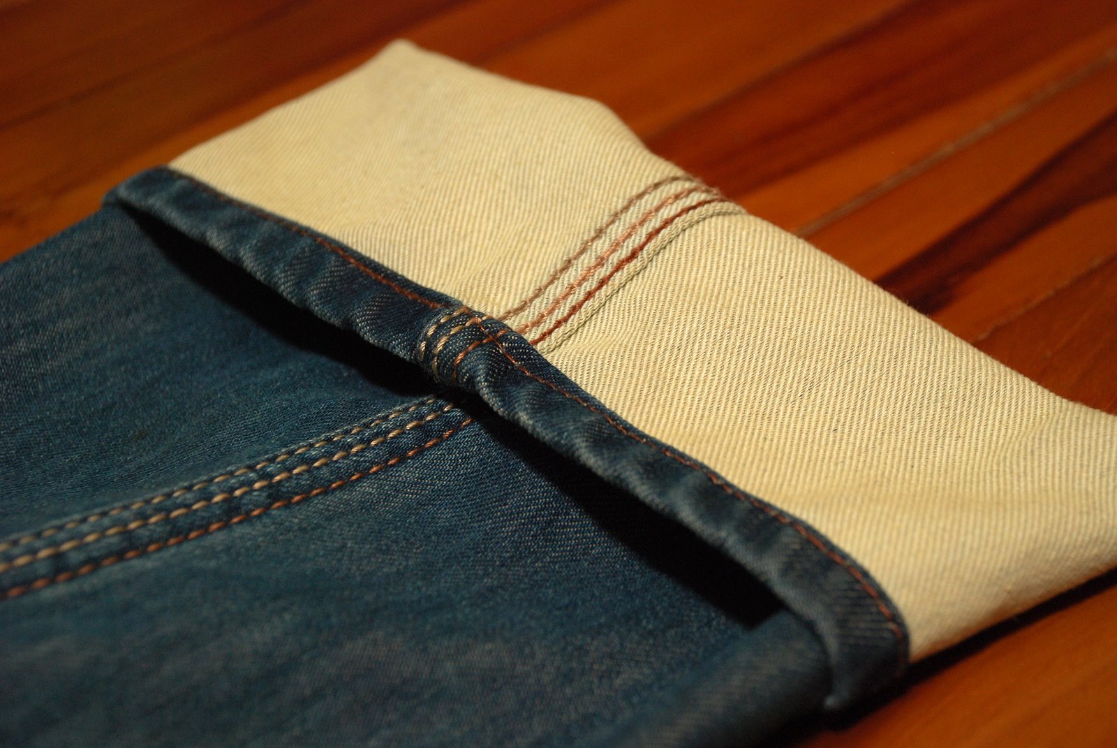Jeans Original: Original Levi's 514 Leather 3 stiches